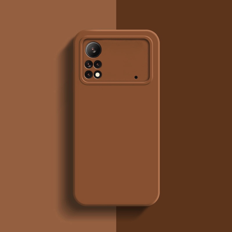 SILIKON CAIR ASLI RESMI CASE XIAOMI POCO X5 X4 M4 PRO 4G 5G COVER TAHAN GUNCANGAN SOFTCASE CASING