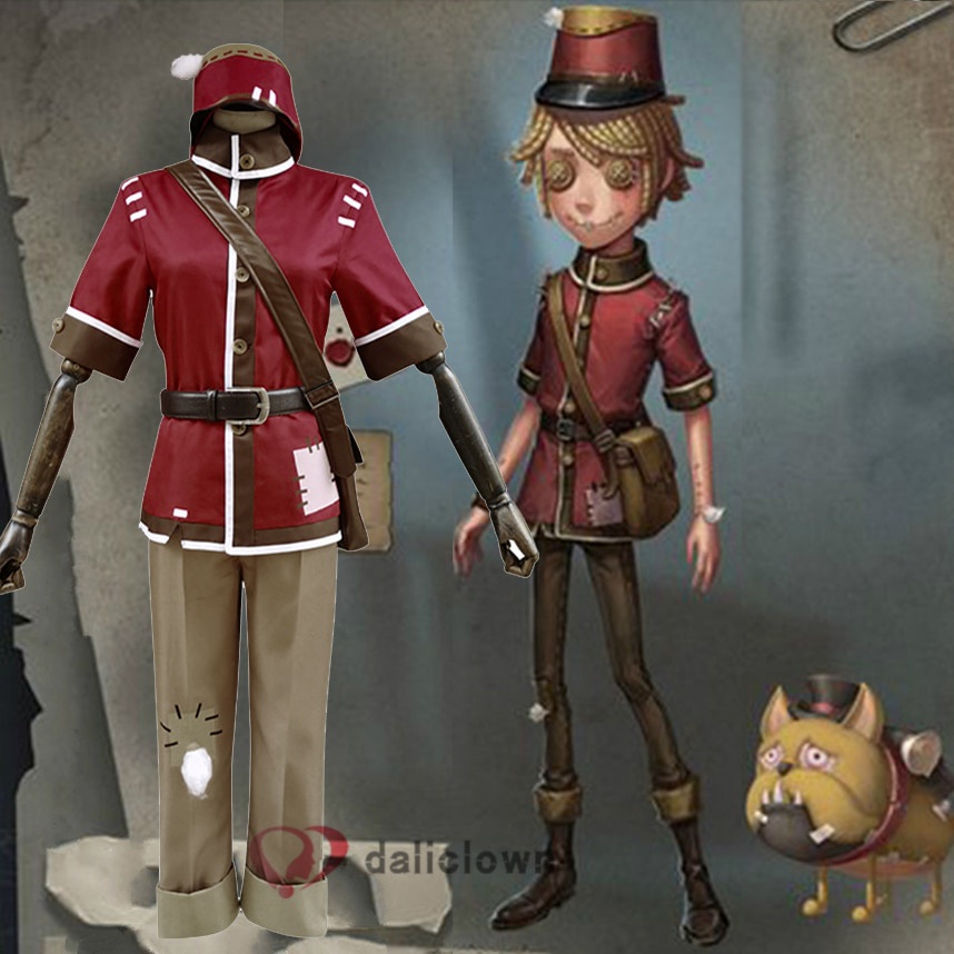 PREORDER Game Identity V Postman Cosplay Costume Victor Grantz Survivor Original Skin Uniform Red Su