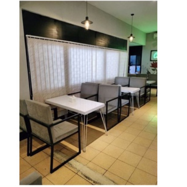 KURSI CAFE DAN MEJA CAFE SET SECOND