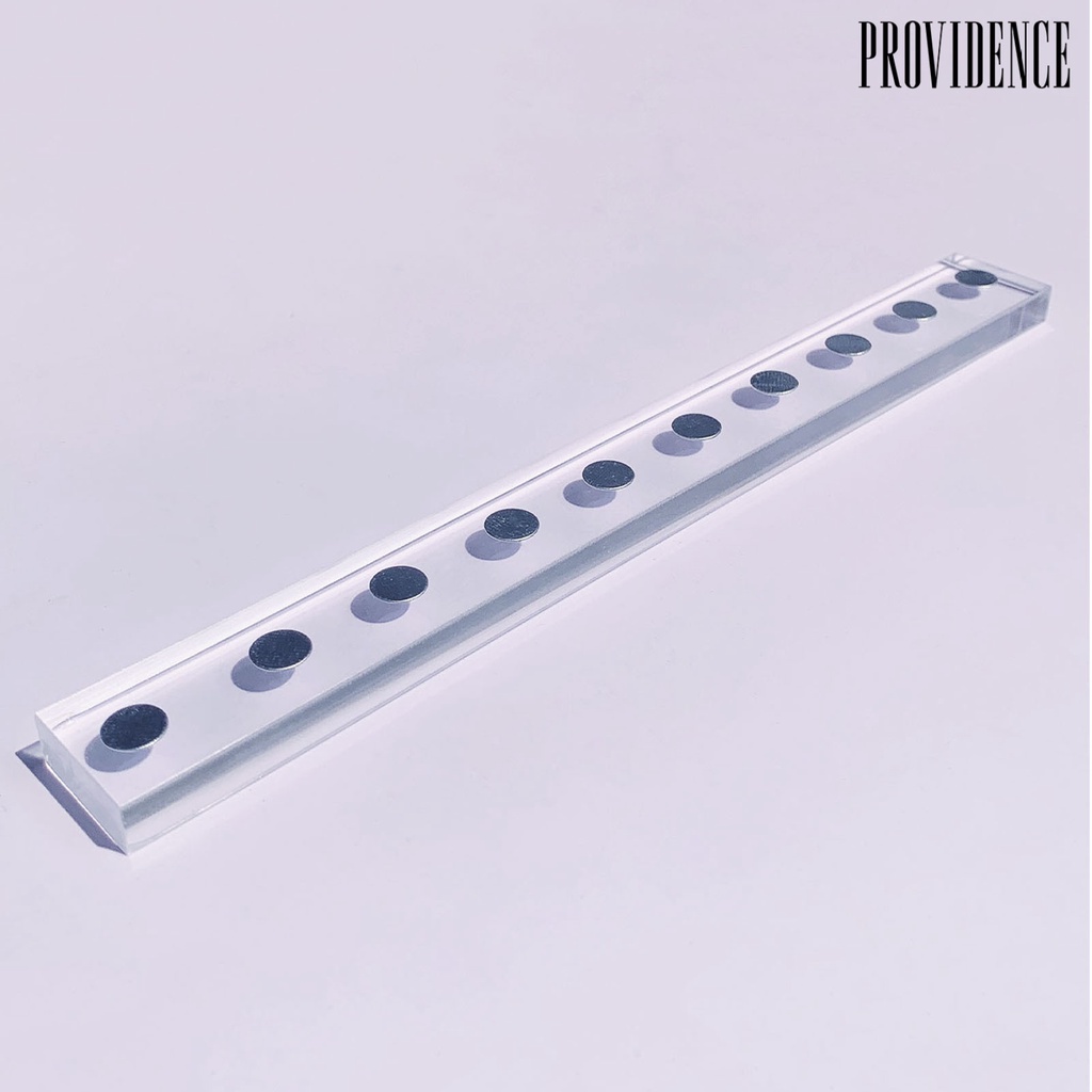 Providence ic Stand Holder Kuku Palsu Transparan Untuk Display / Latihan Nail Art