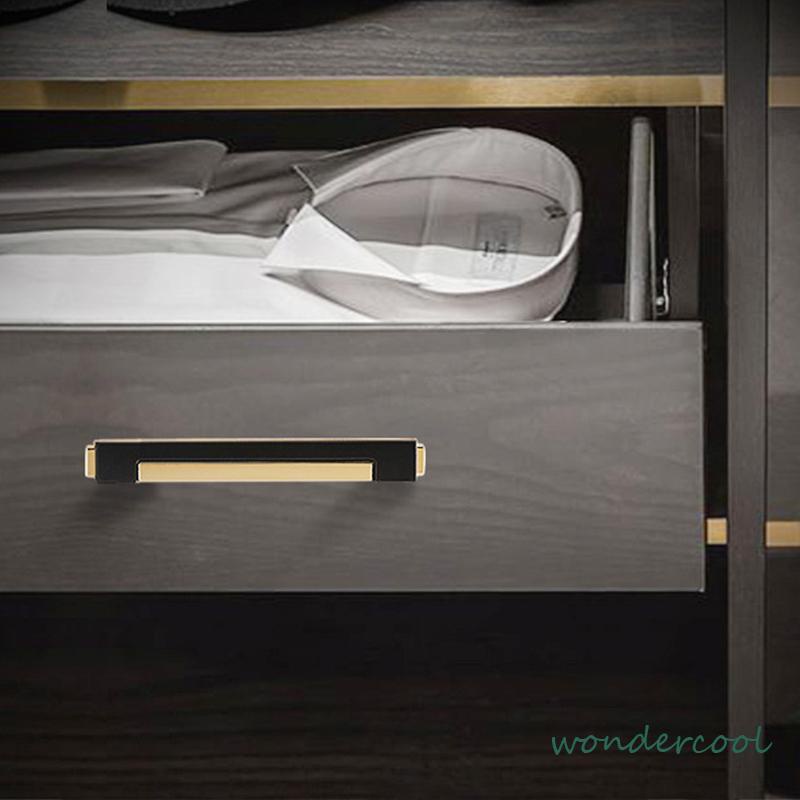 Knob Laci Dan Pegangan Pegangan Kabinet Fashion Gagang Lemari Pakaian Paduan Seng Pegangan Pintu Kabinet-Won