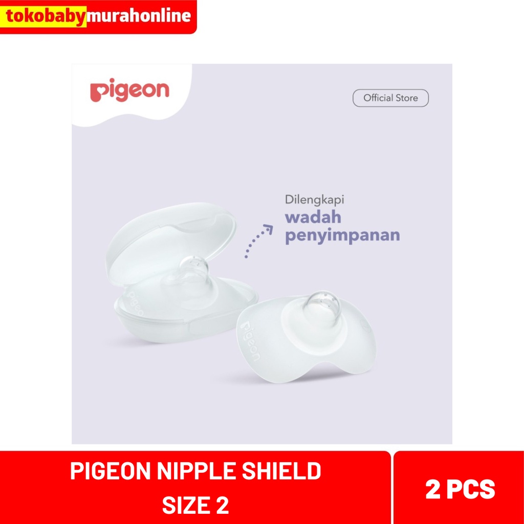 PIGEON NATURAL FEEL NIPPLE SHIELD SIZE2 2PCS PR050137 / NIPPLE SHIELD