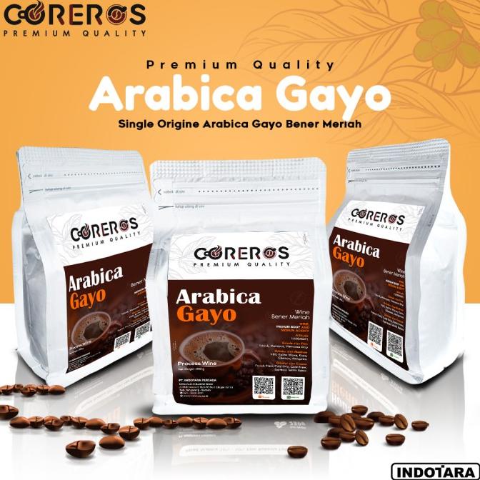 

TERBARU Biji Kopi Arabica Gayo Wine Bener Meriah Coreros Coffee Bean - 250gr /KOPI RUBE/KOPI KAPAL API/KOPI SLB/KOPI PEJUANG/KOPI BUBUK