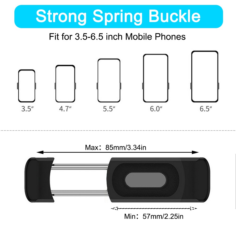 Bracket Klip Mount Ac Mobil Holder Penopang Handphone Universal Bahan ABS