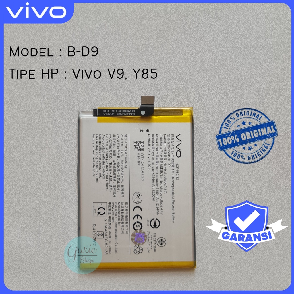 BATERAI BATTERY BATRE VIVO V9 BD9 B-D9 ORIGINAL