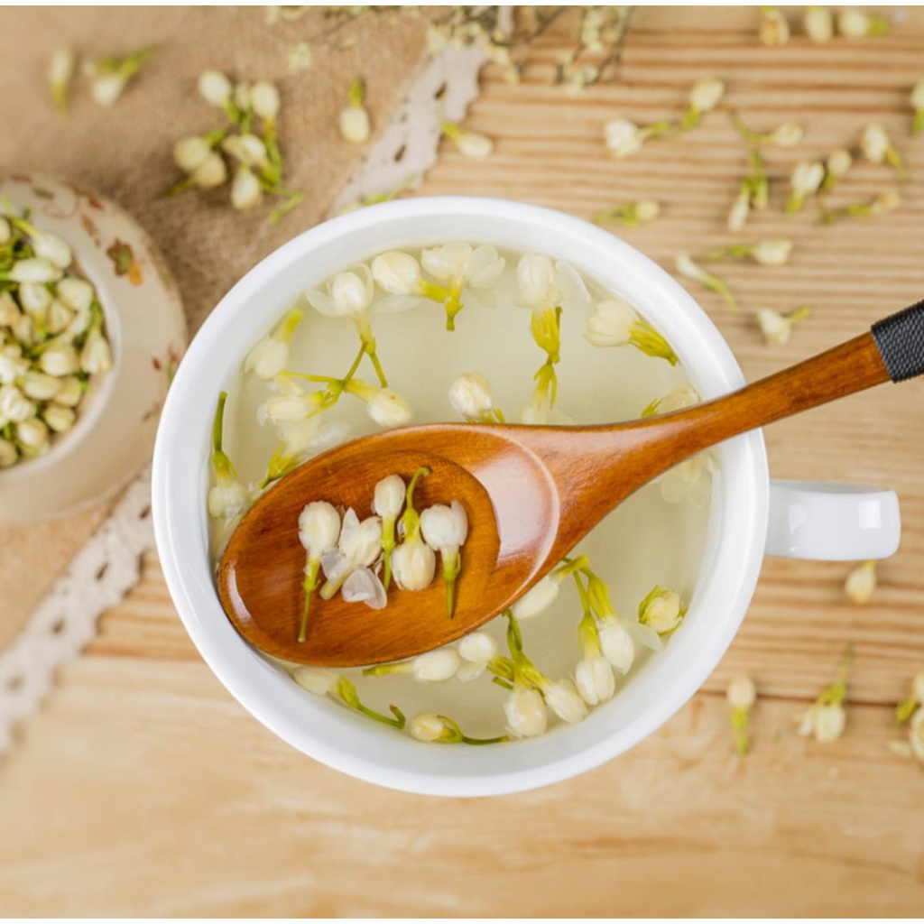 

Teh Melati , Dried Jasmine Buds Flower Tea , Bunga Melati Putih Kering , Herbal Tea , Flower Tea