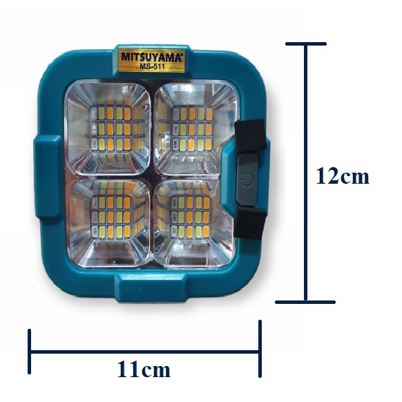 Lampu Emergency Tenaga Surya Mitsuyama 20Watt MS-511 super TERANG Gantung MURAH BERKUALITAS CAMPING SOS PUTIH DAN KUNING 1200MAH(COD)