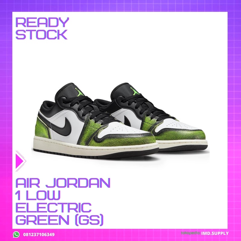 Air Jordan 1 Low “Electric Green”