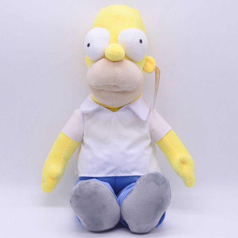 Quinton Simpsoned Mainan Mewah Kawaii Marge Lisa Maggie Kartun Hias Dekorasi Kamar Anak Dewasa Hadiah Boneka Plushie