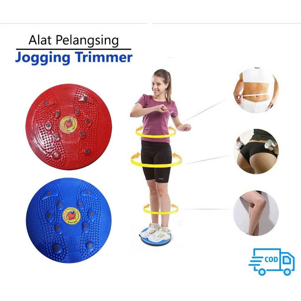 DBI - [ BISA COD ] JOGGING PLATE TRIMMER MAGNETIC / ALAT PENGECIL PERUT &amp; PELANGSING BADAN