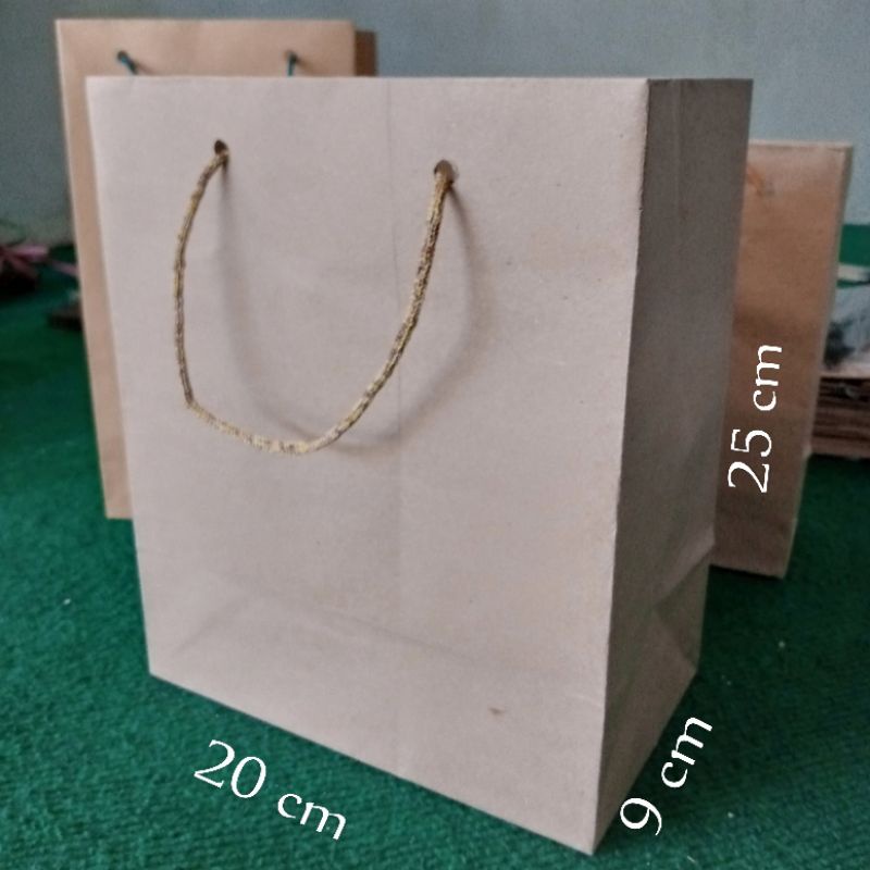 

Paper Bag 20*9*25, Tas Kertas, Tas Coklat Craft Bag