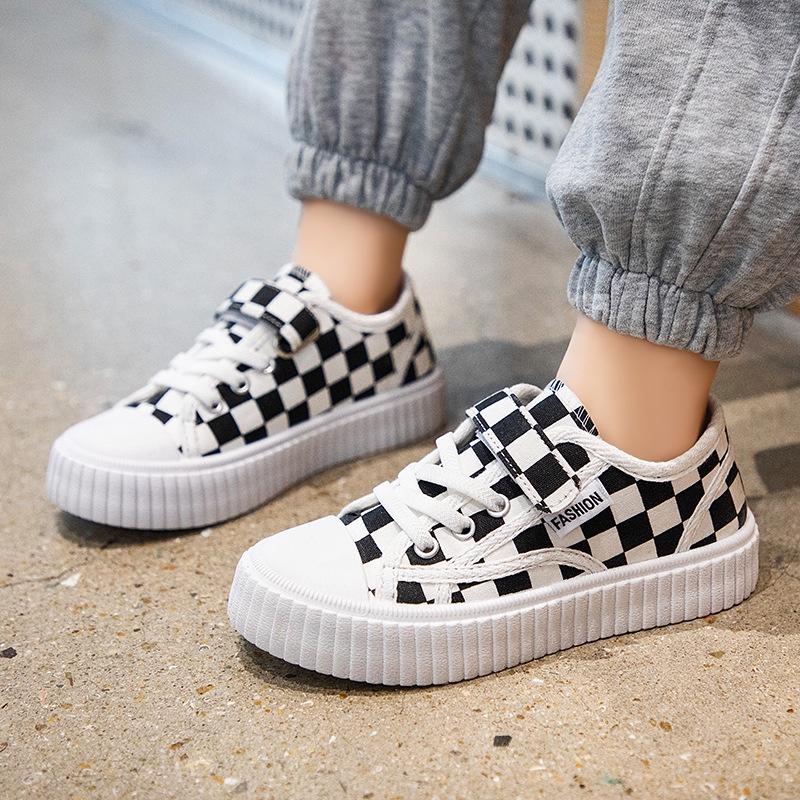 RYX - Bright Chess Sepatu Sneakers Anak Perempuan Laki-Laki Fashion Casual / Outdoor - Ori Import