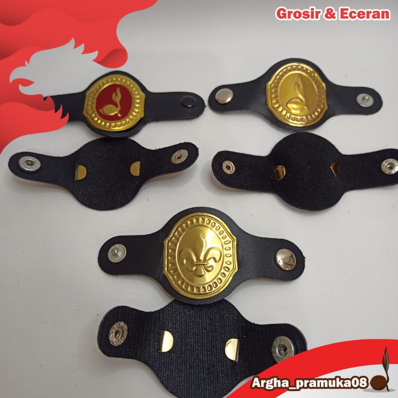 ring hasduk wosm Pramuka kalep/kolong kacu tunas hasduk kalep/bahan kuningan