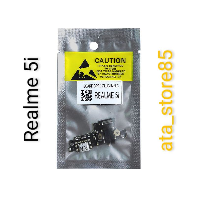 Papan Charger Realme 5i | Realme5i PCB UI+Mic Connector Charger Board Konektor Cas Flexible Flexibel Carger Original