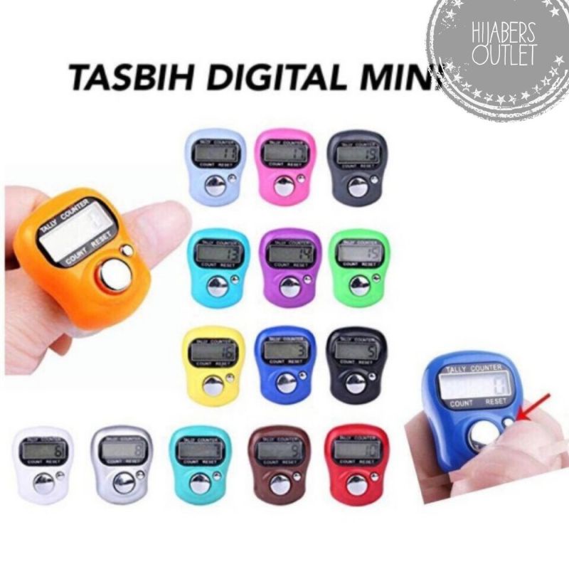 Tasbih digital mini LCD dzikir wirid haji umroh