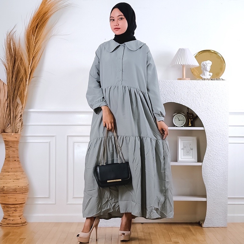 Gamis maxi MANILA Dress wanita