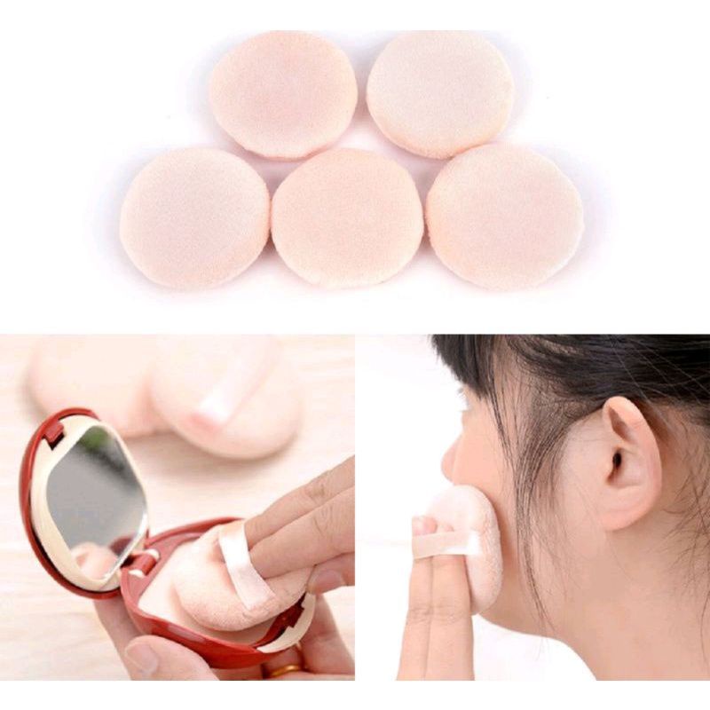 Spons Bedak Tabur Caring Bulat 2gr