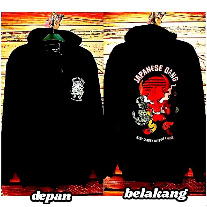 HOODIE PRIA JAPANESE GANK | DISTRO FLEECE JAPANESE GANK | JAPANESE GANK