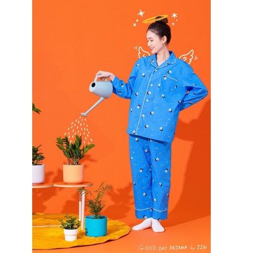 [K-AQT ㊛] BHO - ZRD OOTD Wanita Piyama TIA / PIYAMA KIM SEOK JIN / Pajama Pijama PAJAMAS SEOKJIN / B