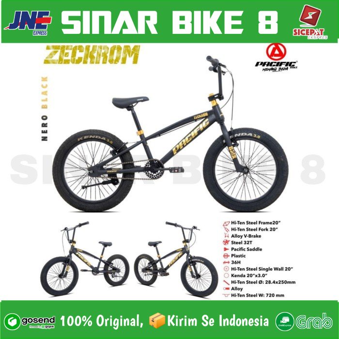 Sepeda Anak Laki Ukuran 20 Inch BMX PACIFC ZECKROM Ban Jumbo 3.0