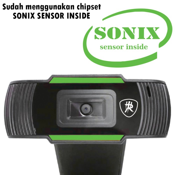 Webcam 720P SONIX CHIPSET RAPTOR RW-W7 Microphone PC