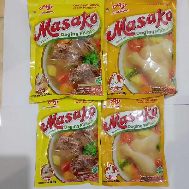 

MASAKO kaldu sapi /ayam 250g / 100g