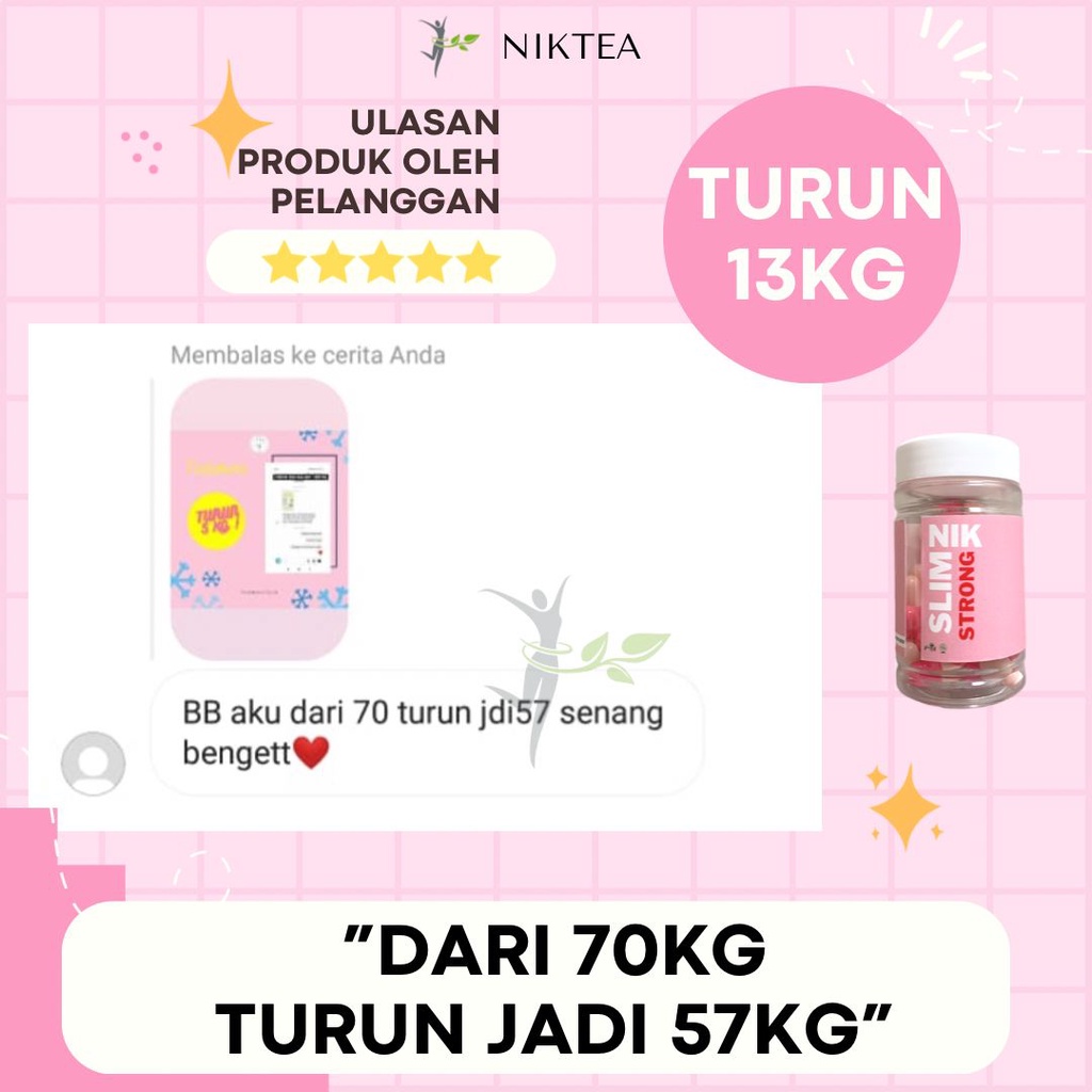 NIKSLIM STRONG Obat Diet Ampuh Dan Pelangsing Herbal Alami Jamu