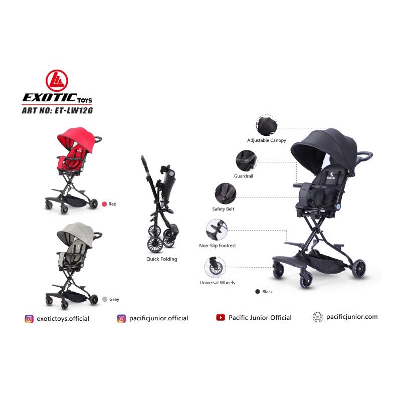 LW- 118 / LW-009 / LW-003/LW-001/LW-126/LW-121-2/LW-005 MAGIC STROLLER EXOTIC / STROLLER BAYI / KERETA DORONG BAYI