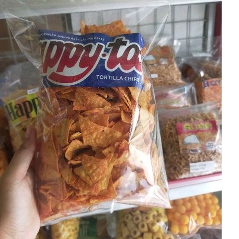 

Happytos tortilla test keripik jagung aneka rasa kiloan 250gr