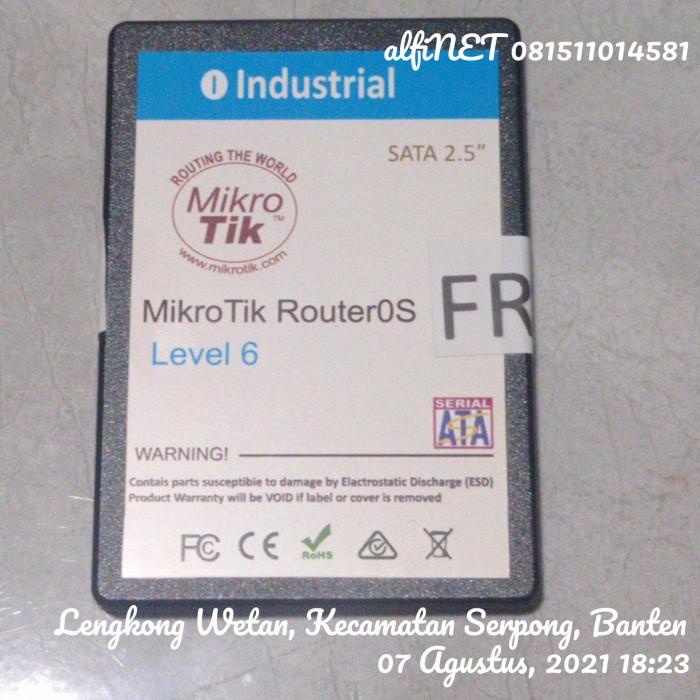 SSD 8GB Mikrotik lisensi level 6 bisa Upgrade