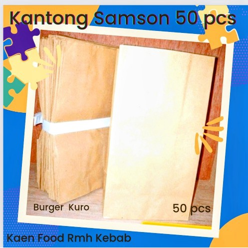 

Kantong Coklat Brown Kraft Paperbag Kantong L Uk.25x13x8cm 50 Pcs