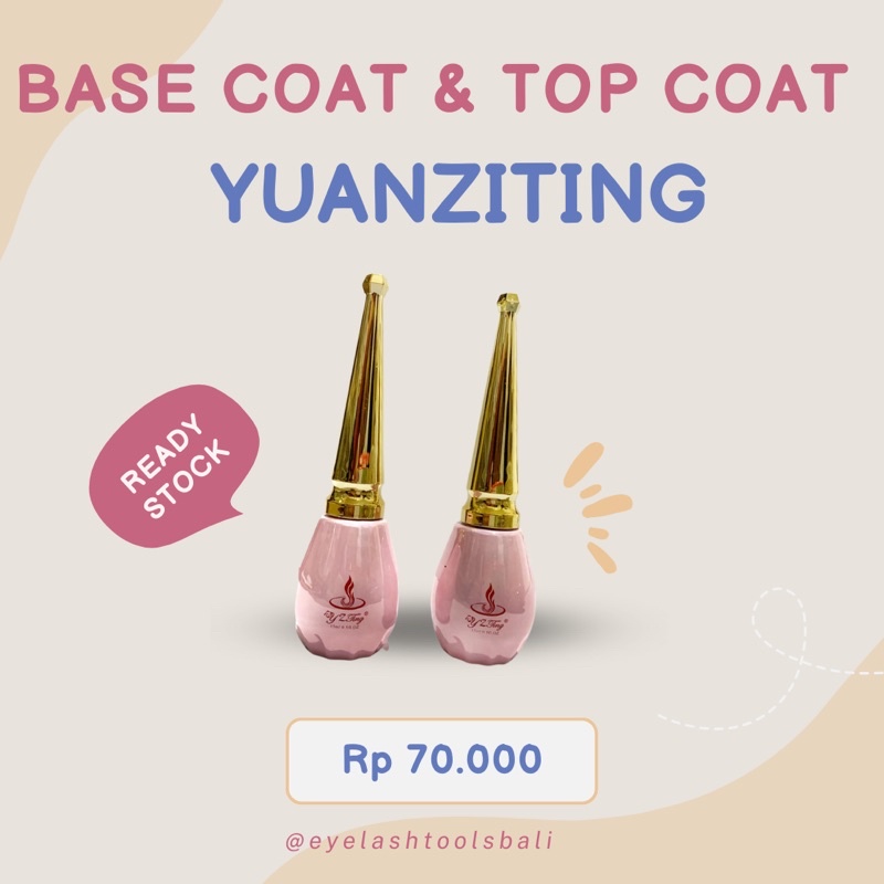 TOP COAT BASE COAT KUTEK GEL YUANZITING YUAN ZI TING YUANZI TING