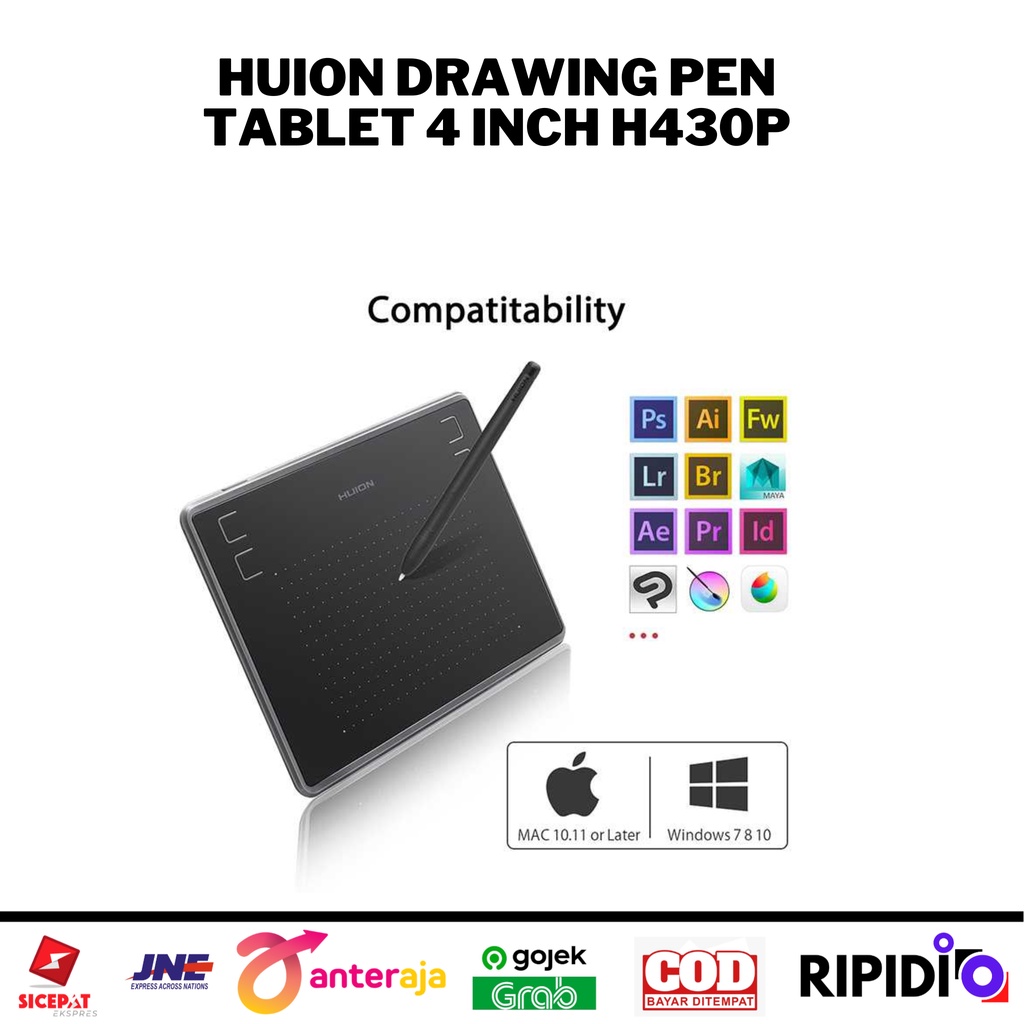 Drawing Pen Tablet 4 Inch HUION H430P