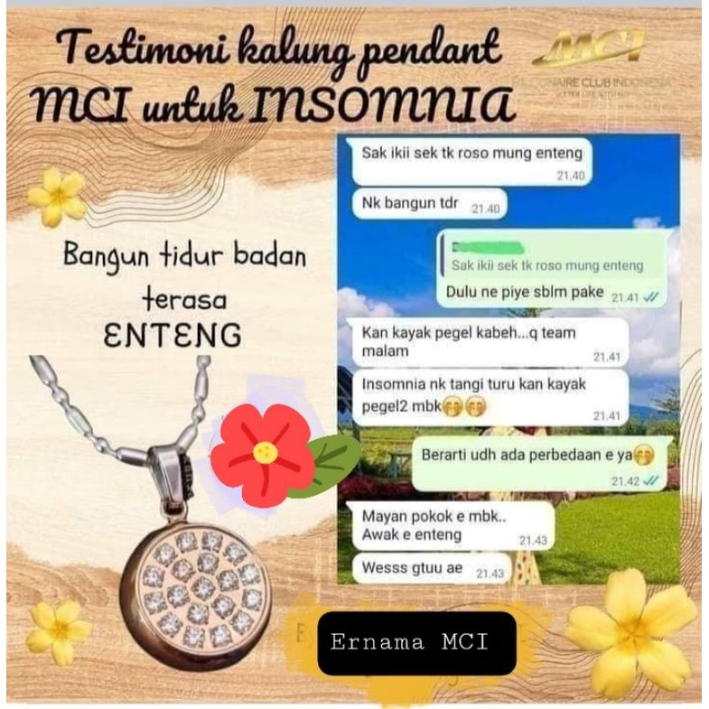 Kalung kesehatan LSW Biocarbon Rosegold Original 100% MCI