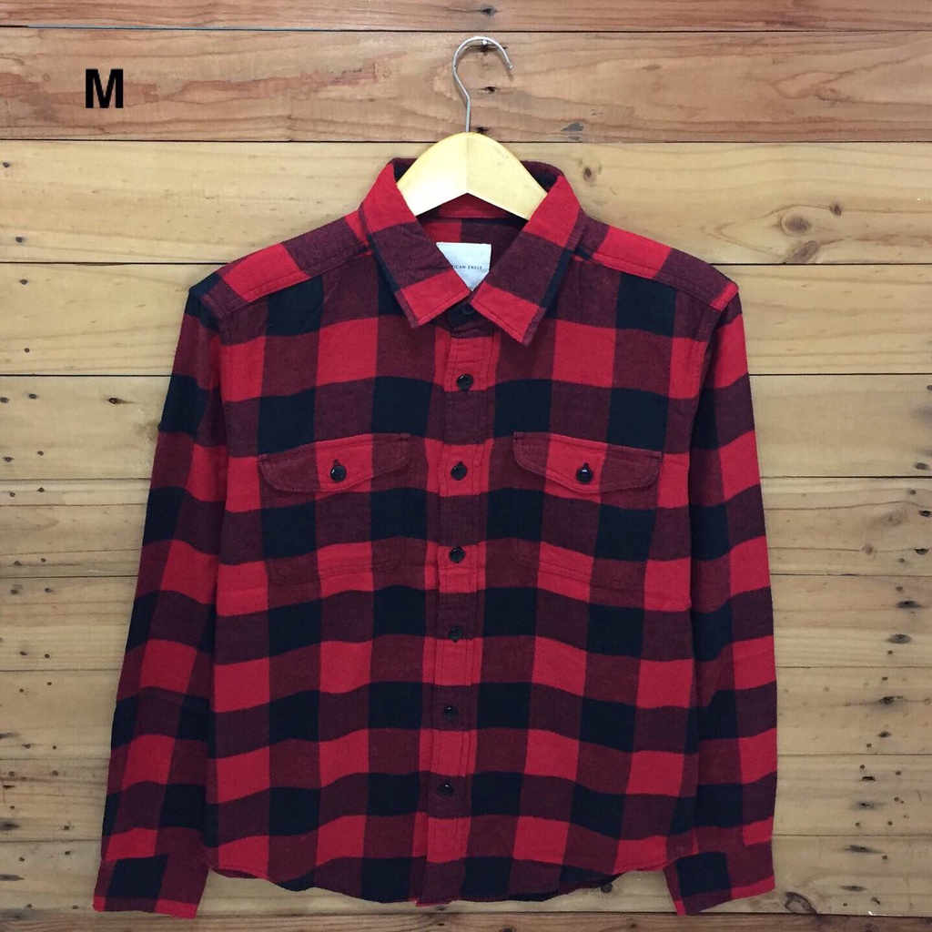 Kemeja Flannel American Eagle Size M