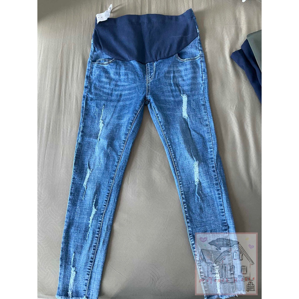 Celana Panjang Bumil / Jeans Panjang Bumil / Maternity Jeans - Hellolilo