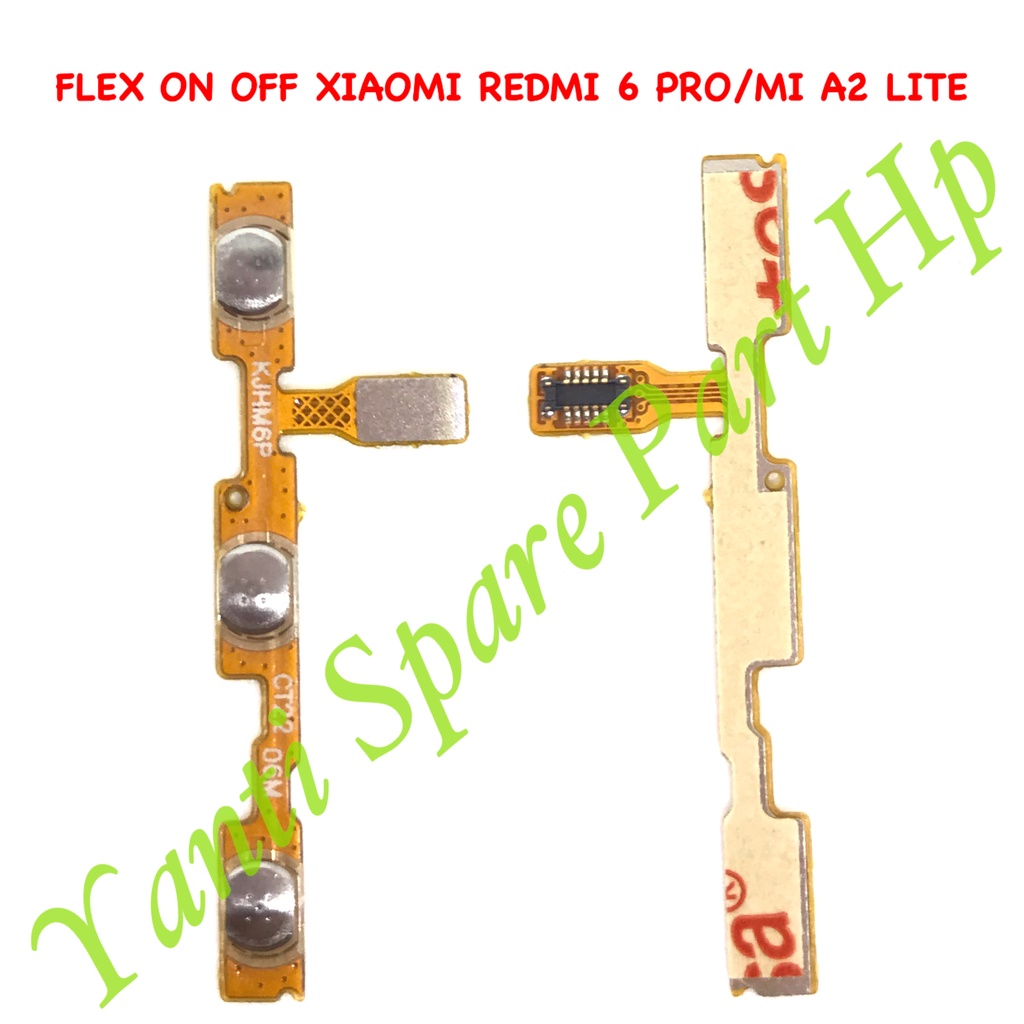 Flexible On Off Xiaomi Redmi 6 Pro MIA2 Lite Original Terlaris New