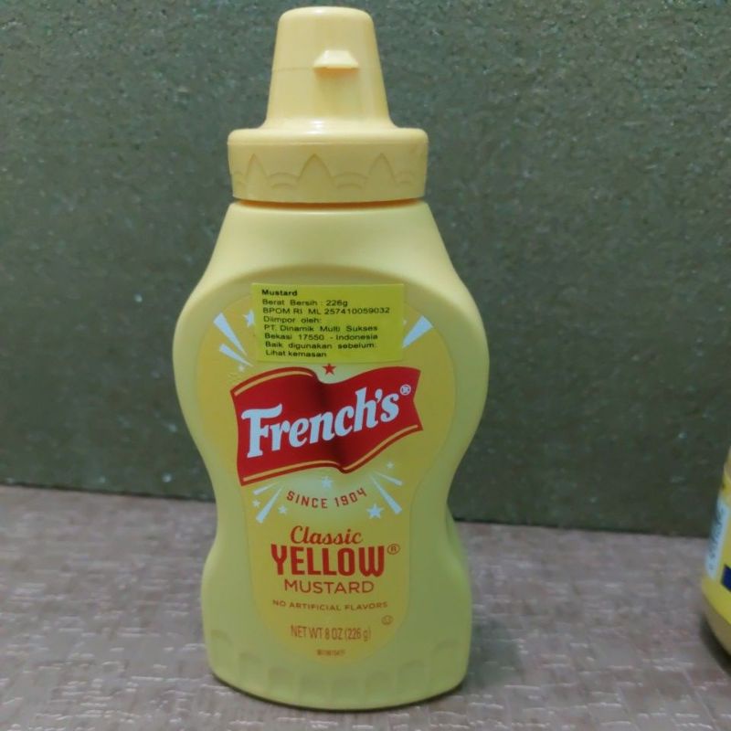 

french's yellow mustard classic 8 oz 226gr