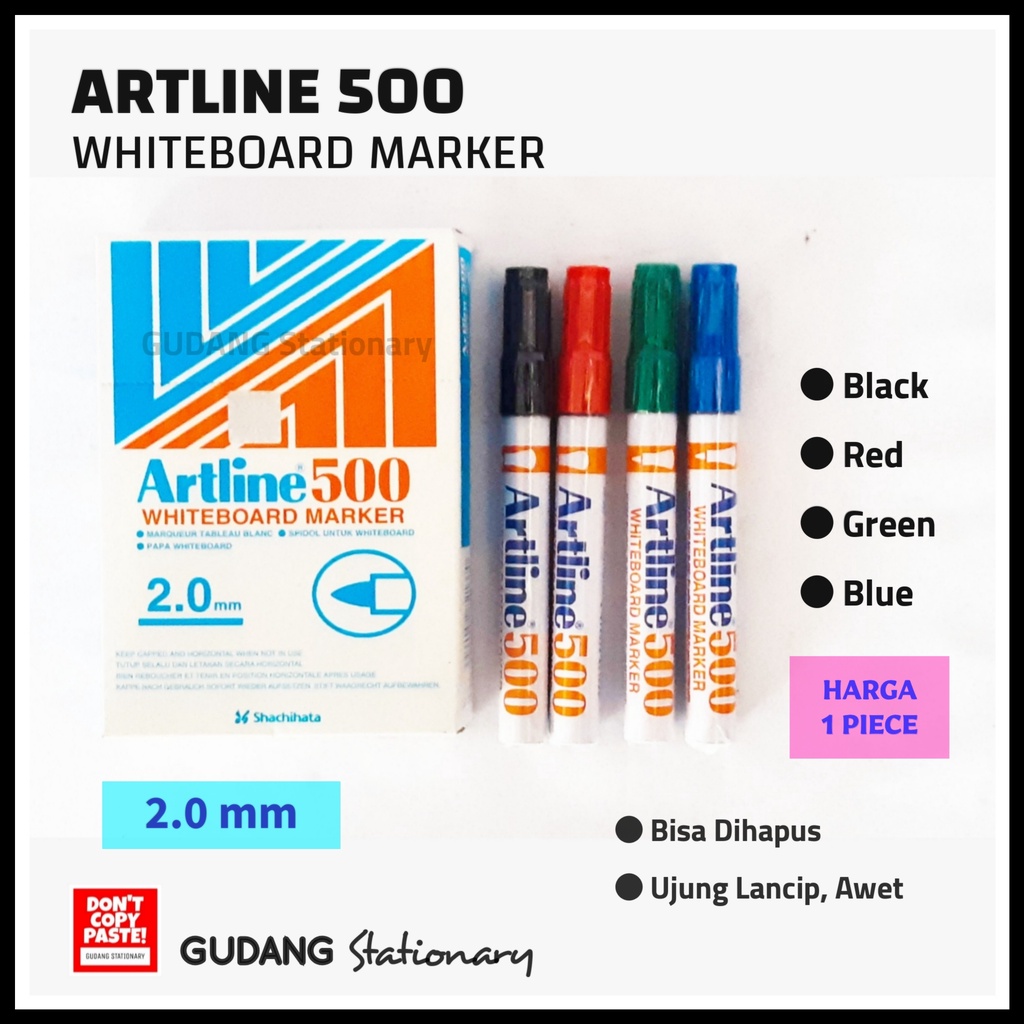 Spidol Whiteboard Marker 500 ARTLINE [ 1 pcs ]