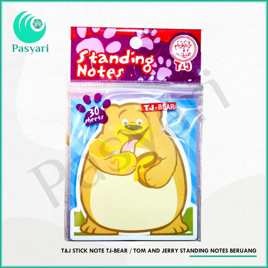 

T&J Stick Note Tj-Bear / tom and jerry Standing Notes Beruang