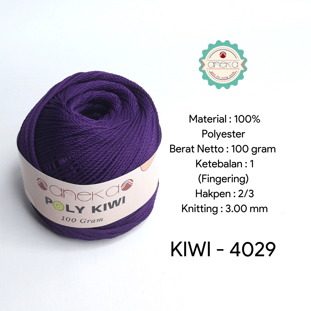 Benang Rajut Poli / Poly Kiwi Yarn - PREMIUM - 4029