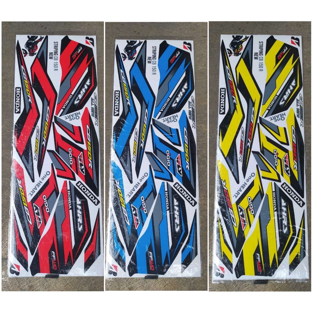Striping sticker cb150r new cb 150 r new