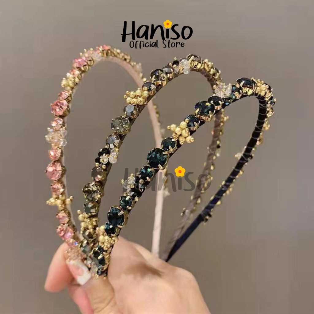 Premium Bando Crystal Rhinestone Korea Headband Handmade