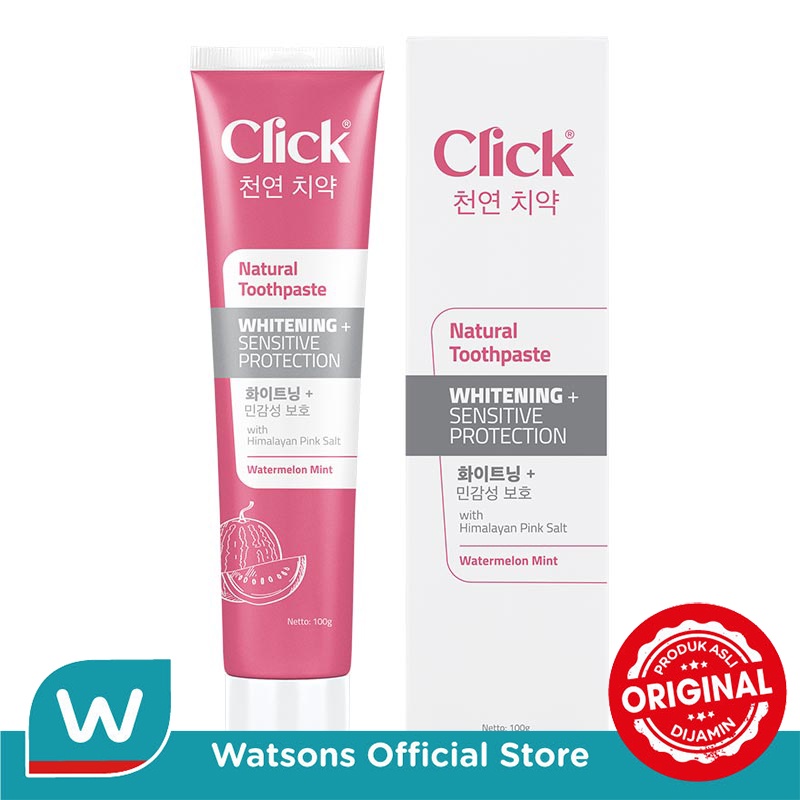 Click Natural Tooth Paste White Sensitive 100Gr