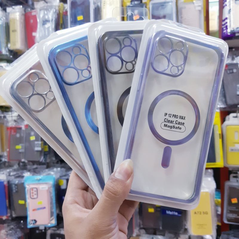 CASE MAGSAFE COLOUR SUPPORT WIRELESS CHARGER Iphone 11 / Iphone 11 pro max / Iphone 12  /Iphone 12 p