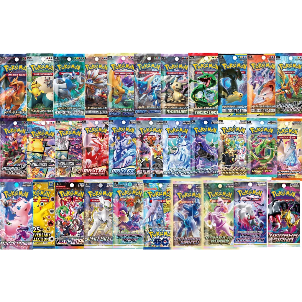 Jual Pokemon Game Kartu Koleksi Booster Pack All Series Kartu TCG ...