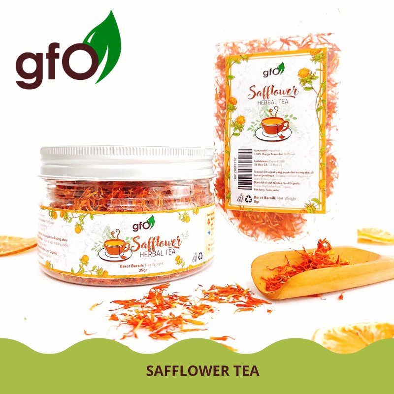 

Teh Bunga Safflower / Safflower Tea / Tisane / Artisan Tea / Flower Tea / Teh Bunga / Tea Blend GFO