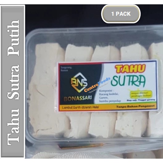 

Tahu Sutra - Tahu Sutera Putih | Isi 10 Pcs [ Harga Per PACK ]