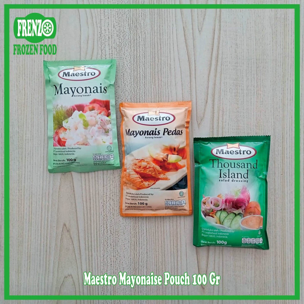 

Maestro Mayonaise Pouch 100 Gr