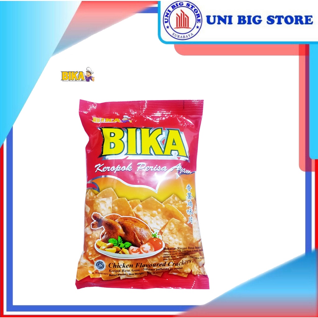 

BIKA Keropok Perisa Ayam 70 gr Chicken Flavoured Crackers
